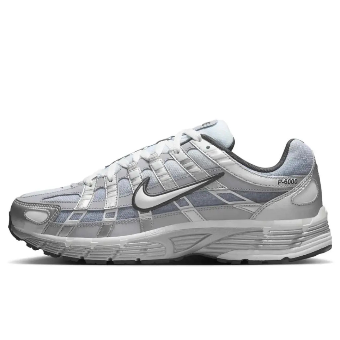 Nike P-6000 Metallic Silver Wolf Grey